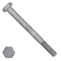 Zeskantbouten M8 x 75mm thermisch verzinkt DIN931 200 stuks