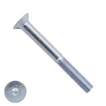 Inbusbouten verzonken kop  M12 x 70mm verzinkt DIN7991 25 stuks