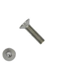 Inbusbouten verzonken kop  M3 x 25mm RVS A2 DIN7991 100 stuks