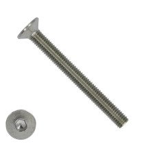 Inbusbouten verzonken kop  M5 x 60mm RVS A2 DIN7991 100 stuks
