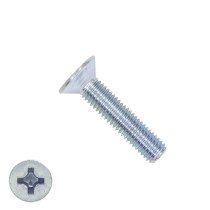 Metaalschroeven platkop M4 x 25mm DIN965 verzinkt philips 200 stuks