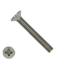 Metaalschroeven platkop M4 x 40mm DIN965 RVS A2 philips 200 stuks