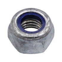 Borgmoeren M10 DIN985 thermisch verzinkt ISO passend 100 stuks