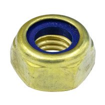 Borgmoeren M8 DIN985 messing 25 stuks