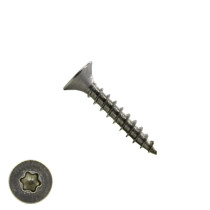 Spaanplaatschroeven 3,5x30mm RVS A2 platkop TORX-10 200 stuks