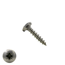Spaanplaatschroeven 5x16mm RVS A2 rondkop pozidriv-2 500 stuks