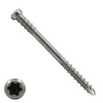 Spax-D vlonderschroeven 5x80mm rvs a2 cilinderkop torx 100 stuks