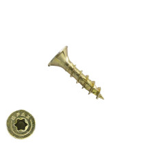 Spax spaanplaatschroeven 3,5x16mm geel verzinkt platkop torx 200 stuks