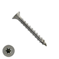 Spax spaanplaatschroeven 4,5x40mm rvs a2 platkop torx 200 stuks