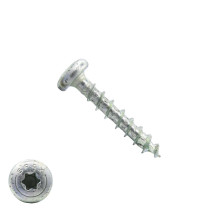 Spax spaanplaatschroeven 4x25mm verzinkt rondkop torx 200 stuks