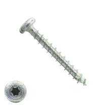 Spax spaanplaatschroeven 4x40mm verzinkt rondkop torx 200 stuks