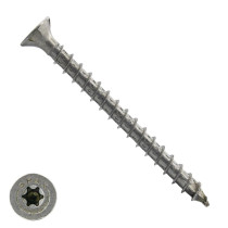 Spax spaanplaatschroeven 6x80mm rvs a2 platkop torx 100 stuks