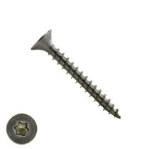 Spaanplaatschroeven 4x40mm RVS A2 platkop TORX-20 1000 stuks