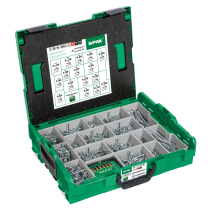 Spax L-BOXX verzonken kop T-STAR plus Wirox assortimentskoffer 2446-delig TORX