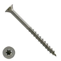 Spax spaanplaatschroeven 5x70/41mm RVS A2 platkop TORX 100 stuks