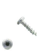 Spax spaanplaatschroeven 4x20mm verzinkt rondkop torx 200 stuks