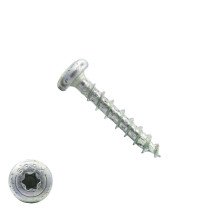 Spax spaanplaatschroeven 4x30mm verzinkt rondkop torx 200 stuks