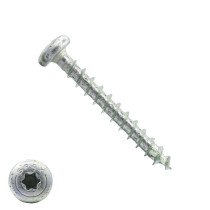 Spax spaanplaatschroeven 4x35mm verzinkt rondkop torx 200 stuks