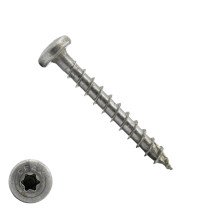 Spax spaanplaatschroeven 4x45mm RVS A2 rondkop torx 200 stuks