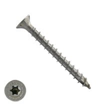 Spax spaanplaatschroeven 4x50mm rvs a2 platkop torx 200 stuks