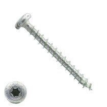 Spax spaanplaatschroeven 4x50mm verzinkt rondkop torx 200 stuks