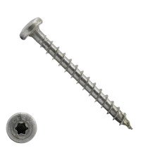 Spax spaanplaatschroeven 5x50mm RVS A2 rondkop torx 200 stuks