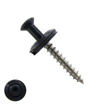 Spenglerschroeven 4,5x35mm RVS A2 RAL7016 Antracietgrijs lenskop TORX-20 200 stuks