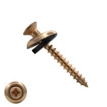 Spenglerschroeven 4,5x45mm RVS A2 verkoperd lenskop pozidriv-2 200 stuks