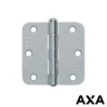  STALEN SCHARNIER 76X76MM ONGELAGERD MET RONDE HOEK AXA