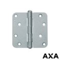  STALEN SCHARNIER 89X89MM ONGELAGERD MET RONDE HOEK AXA