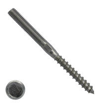 Stokeinden M8x140mm RVS A2 25 stuks