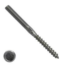 Stokeinden M8x100mm RVS A2 25 stuks