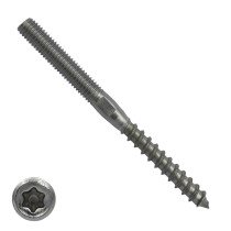 Stokeinden M8x100mm Torx-25 RVS A2 100 stuks