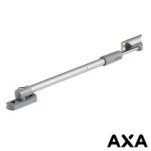 TELESCOPISCHE RAAMUITZETTER AXA 35CM ZILVER NAAR BUITEN DRAAIEND