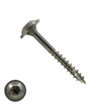Tellerkopschroeven 5x35/24mm RVS A4 discuskop TORX-25 200 stuks