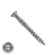 Vlonderschroeven 5x40 mm RVS A4 freeskop TORX 100 stuks