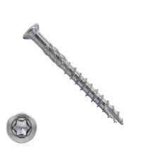 Vlonderschroeven 5x50 mm RVS A4 freeskop TORX 100 stuks