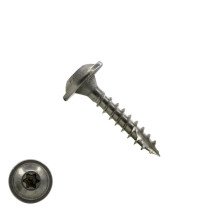 Tellerkopschroeven 8x30mm RVS A2 discuskop TORX-40 100 stuks