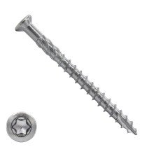 Vlonderschroeven 5x80 mm RVS C1 freeskop TORX 100 stuks