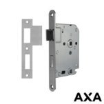 TOILET- EN BADKAMERSLOT RVS 63MM VOORPLAAT INCL SLUITPLAAT AXA