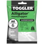 Toggler Alligator pluggen A6 6 stuks