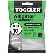 Toggler Alligator pluggen A10 2 stuks