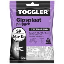 Toggler Gipsplaat Pluggen SP 6 stuks