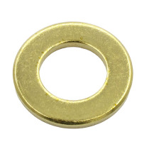 Sluitringen M4 messing DIN125A 100 stuks