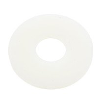 Carrosserieringen M6 nylon wit DIN9021 200 stuks