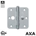  VEILIGHEIDSSCHARNIER 76X76MM ONGELAGERD STAAL SKG BUITEN DRAAIEND AXA