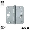  VEILIGHEIDSSCHARNIER 89X89MM ONGELAGERD STAAL RONDE HOEK SKG AXA