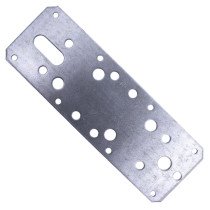 Koppelplaat 180x60x2,5 mm verzinkt 1 stuk