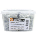 Voordeelemmer nylon pluggen 400 stuks