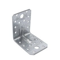 Hoekanker met ril 70x70x55 mm verzinkt 1 stuk